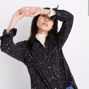 MADEWELL Stars ExBoyfriend Button Down Top Shirt